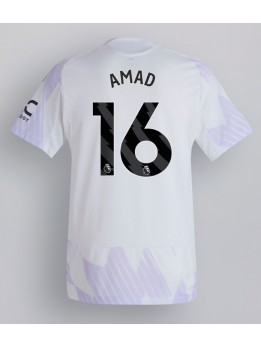 Muži Futbalové oblečenie Manchester United Amad Diallo #16 2025-26 Krátky Rukáv - Preč